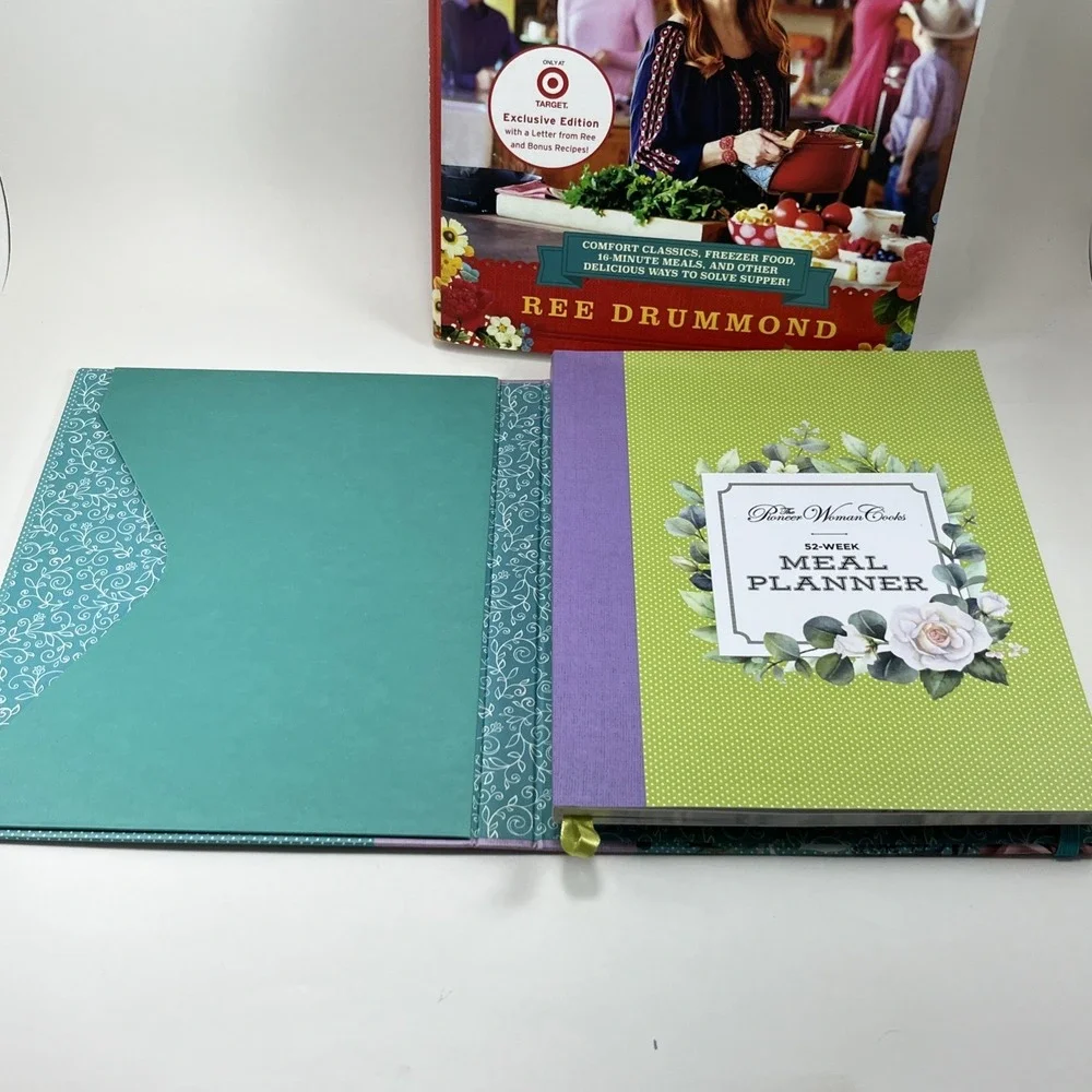 Pioneer Woman Dinnertime Cookbook‎ & 52-Week Meal Planner Recipes Cooks Book EUC